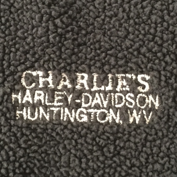 HARLEY-DAVIDSON Women’s Large Zip Up Fleece Vest - Picture 3 of 4